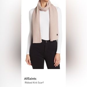 Brand New with Tags. Never worn! All Saints Blush Scarf